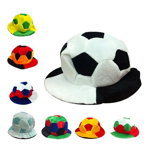 World Soccer Football Caps Hats Football Fans Headwear Cheerleading Team Props Soccer Team ...