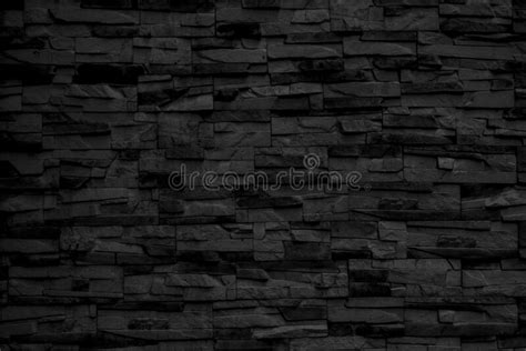 Black Brick Building Wall. Interior of a Modern Loft Stock Photo ...