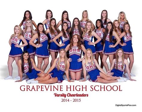 Grapevine High School Cheerleaders (2014-2015) Team Picture Poses ...