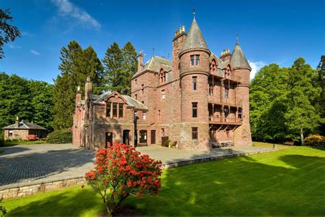 A castle with four cottages for sale in Scotland