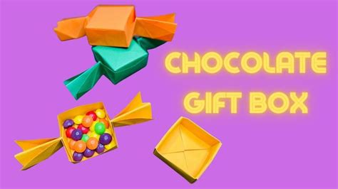 DIY Gift Box Ideas | Candy Chocolate Box | Candy Box - YouTube | Diy gift, Chocolate gift boxes ...