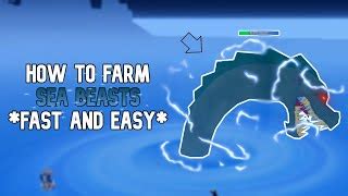 How to Farm Sea Beasts *FAST AND EASY* Blox Fruits | Doovi