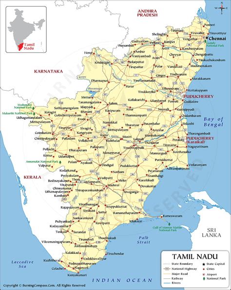 Tamil Nadu Map, Tamil Nadu State Map HD phone wallpaper | Pxfuel