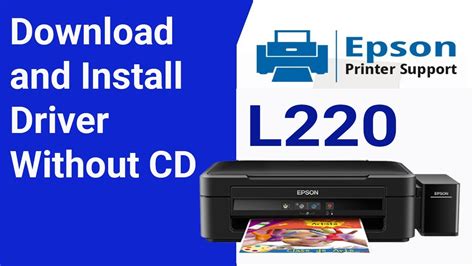 How to Download and Install Driver on Epson L220 Without CD - YouTube