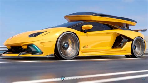 1,000-HP Widebody Lambo Aventador SVJ Packs Crazy, Digitally-Matched ...