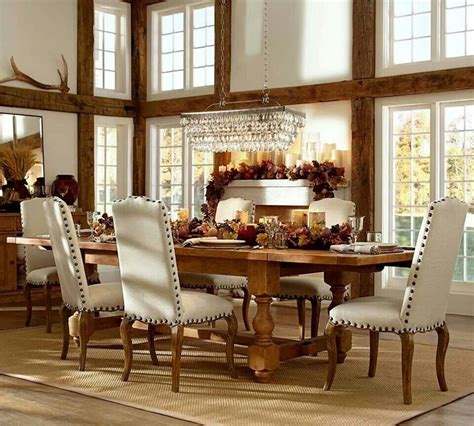 Dining room | Fall home decor, Pottery barn dining room, Dining room design