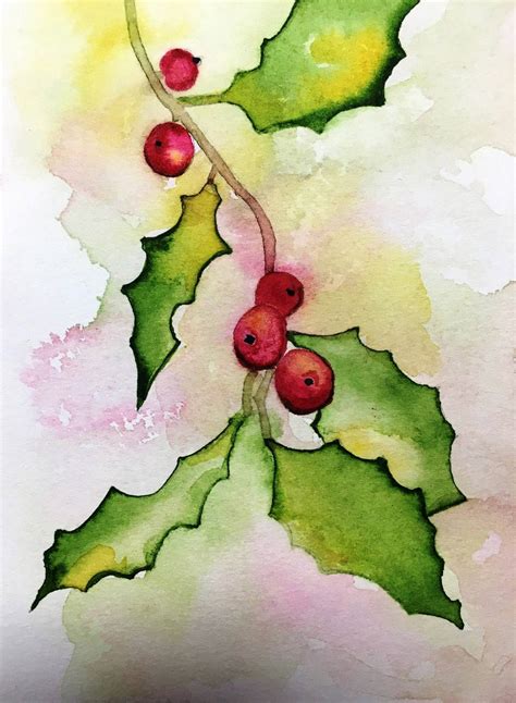 Watercolor Christmas Cards