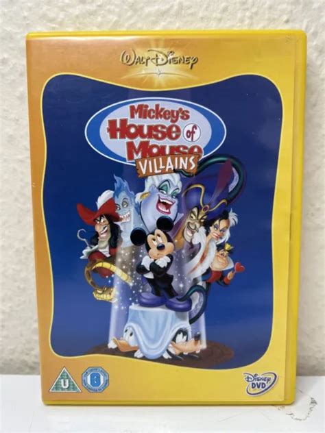 WALT DISNEY MICKEY'S House of Mouse Villains DVD Rare Yellow Case Version R2 £10.80 - PicClick UK