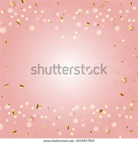 Happy Birthday Background Golden Confetti Sparkle Stock Vector (Royalty Free) 2014857863 ...