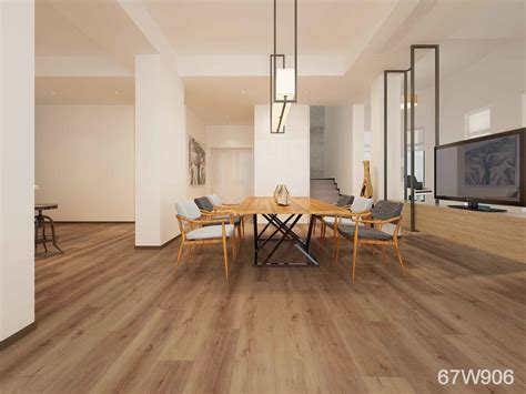 Durable Luxury Vinyl Tile Wood Plank Waterproof Click Wood Pvc Flooring