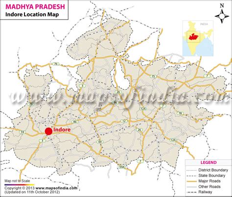 Indore Location Map, Where is Indore