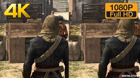 4K vs 1080p Graphics Comparison - Assassin's Creed 4 Black Flag | Digital Storm Unlocked