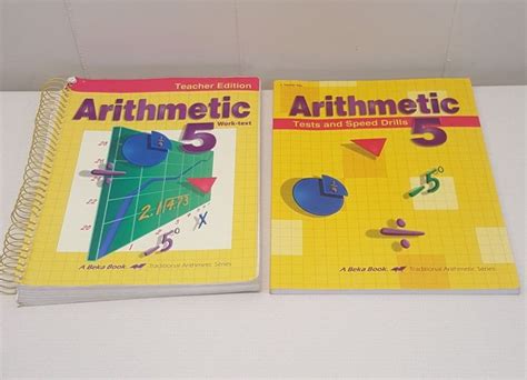 ABeka Arithmetic 5 Math Book Teacher Edition Tests Speed Drills Key 3rd Ed #TeacherBooks | Math ...