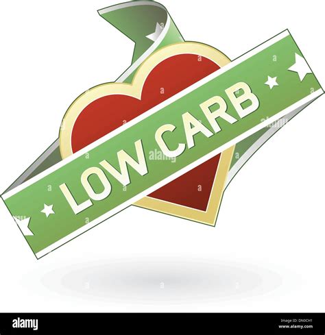 Low carb food label Stock Vector Image & Art - Alamy