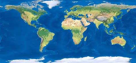 География карта физическая карта мира - MapSee.ru