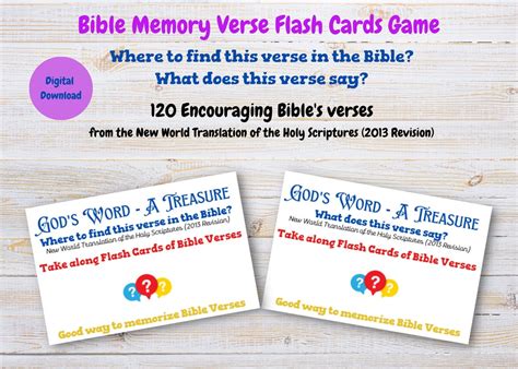 120 Encouraging Bible Verse Flash Cards Printable Bible Scripture Cards ...