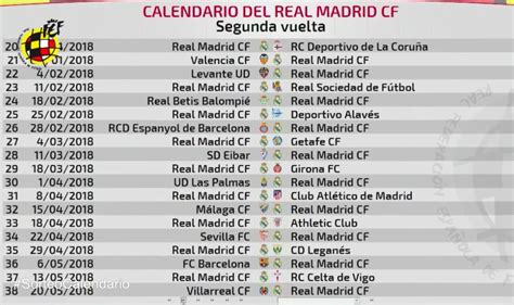 Calendario Del Real Madrid 2024 20 Printable Calendar - 2024 CALENDAR ...