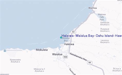 Haleiwa, Waialua Bay, Oahu Island, Hawaii Tide Station Location Guide