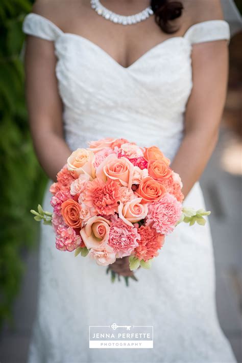 Rose Carnation Bridal Bouquet in Bedminster, NJ | Blooms at the Hills ...