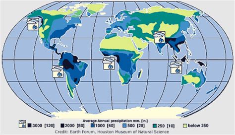 World Precipitation Map