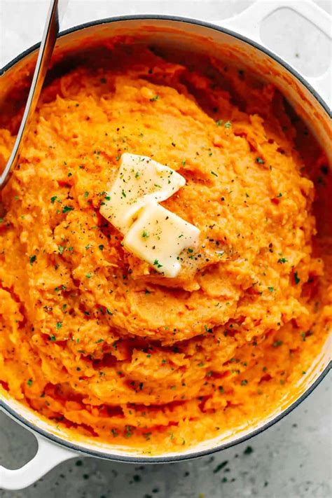 Mashed Sweet Potatoes (Savory Recipe) - Cafe Delites