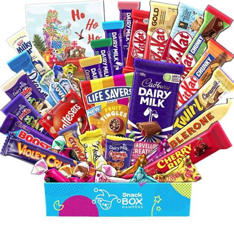 Christmas Chockablock Chocolate Box Gift Hamper – Large - Snack Box Hampers