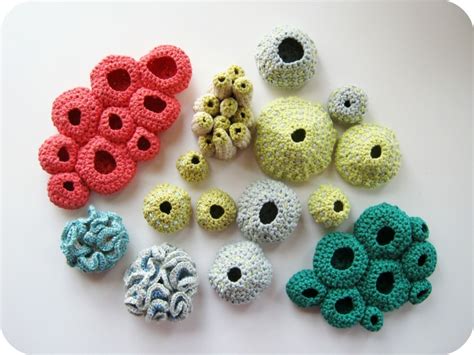 Free Form Crochet Sculptures … looks more like underwater coral to me! Lovely. Hand crafted by ...