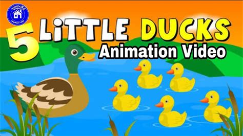 FIVE LITTLE DUCKS#ANIMATION RHYME#KITE VICTERS STD 01#ENGLISH UNIT 02 ...