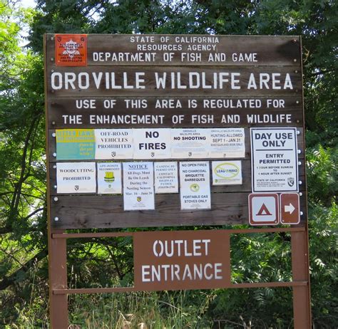 Oroville Wildlife Area - NEW TOURISM OBJECTIVES