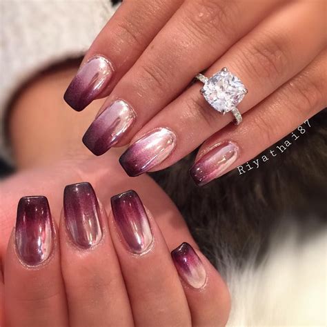 Image result for chrome ombre nails Ombre Chrome Nails, Chrome Nail Art ...