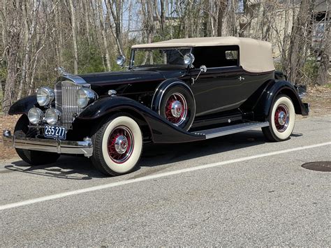 1933 Packard Twelve Convertible Victoria - Laferriere Classic Cars