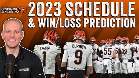 Bengals' 2023 Regular Season Schedule REVEALED | Instant Reaction & Win/Loss Predictions - YouTube