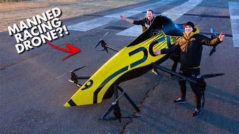 The World’s First Manned Aerobatic Racing Drone Is Really Impressive