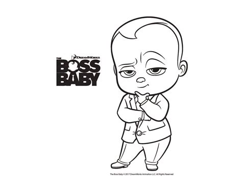 Boss Baby printables, Free coloring printables for The Boss Baby