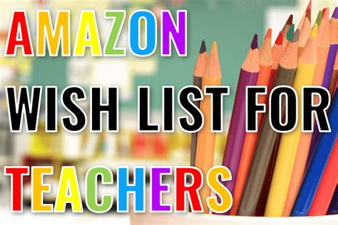 Amazon Wish List Ideas for Teachers - Sharing Kindergarten
