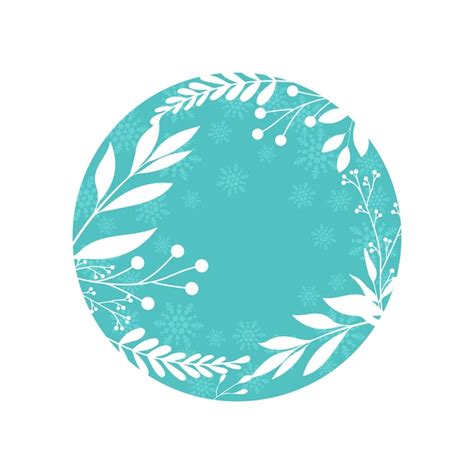 Free Vector | Decorative christmas background with floral border design