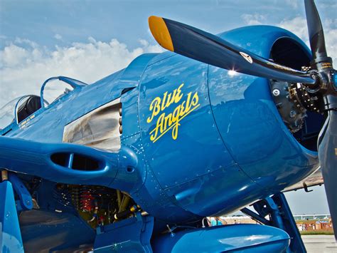 Grumman F8F-2 Bearcat "Blue Angels" - a photo on Flickriver