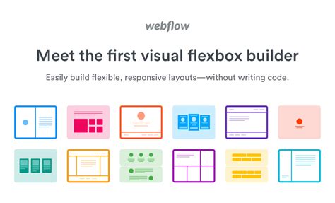 Visual CSS flexbox builder | Webflow