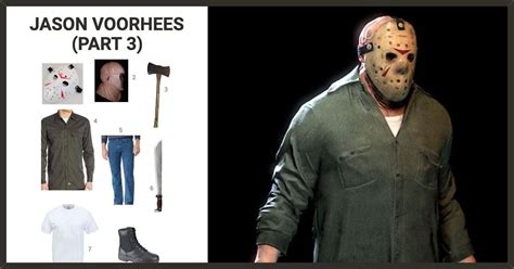 Dress Like Jason Voorhees (Part 3) Costume | Halloween and Cosplay Guides