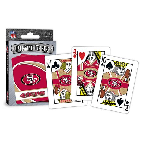 San Francisco 49ers Playing Cards Logo - Sports Fan Shop