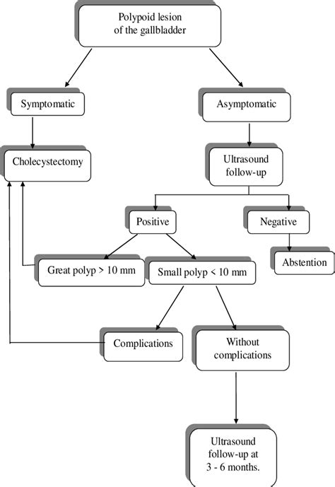 Algorithm of gallbladder polyp follow-up. | Download Scientific Diagram