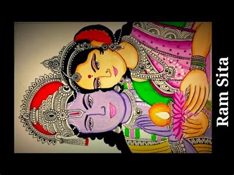 Diwali special Drawing/ lord ram and maa sita celebrating Diwali by ...