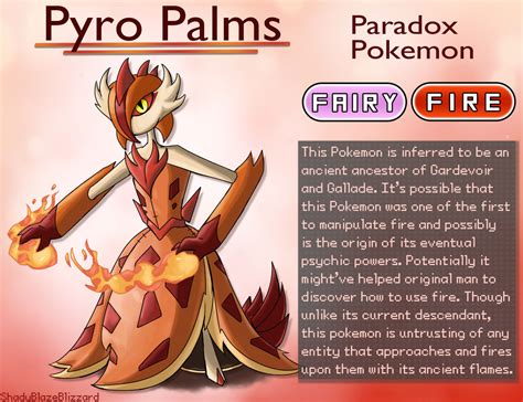 Paradox Pokemon: Pyro Palms by ShadyBlazeBlizzard on DeviantArt