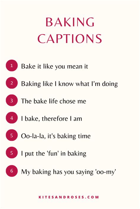 17+ Baking Quotes For Instagram [With Captions] - Kites and Roses