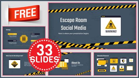 Escape Room Social Media Presentation : Free PowerPoint template - YouTube