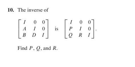 [Linear Algebra] Inverse of a lower triangular matrix : r/HomeworkHelp