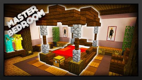 Minecraft - How To Make A Master Bedroom - YouTube