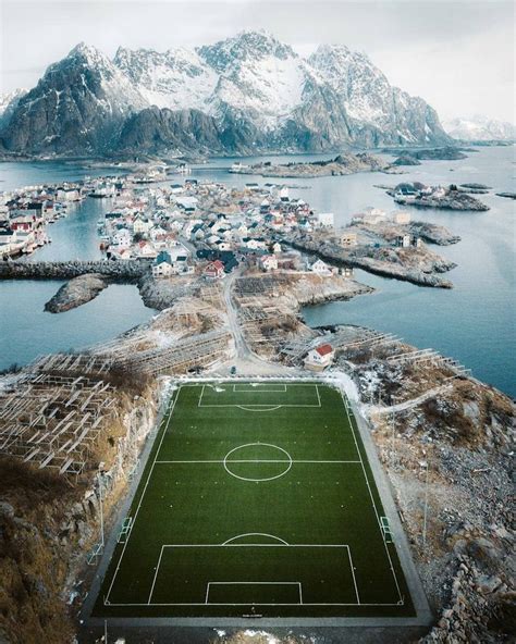 Paid to Travel? Can You Really Get Paid to Travel (or for Free?) | Football pitch, Lofoten, Photo