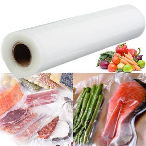 1 Rolls 28cmx5m Vacuum Sealer Reusable Saver Food Bags Food Storage ...