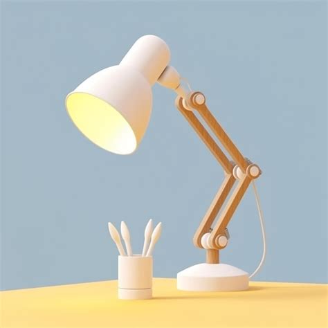Premium AI Image | 3d desk lamp isolated